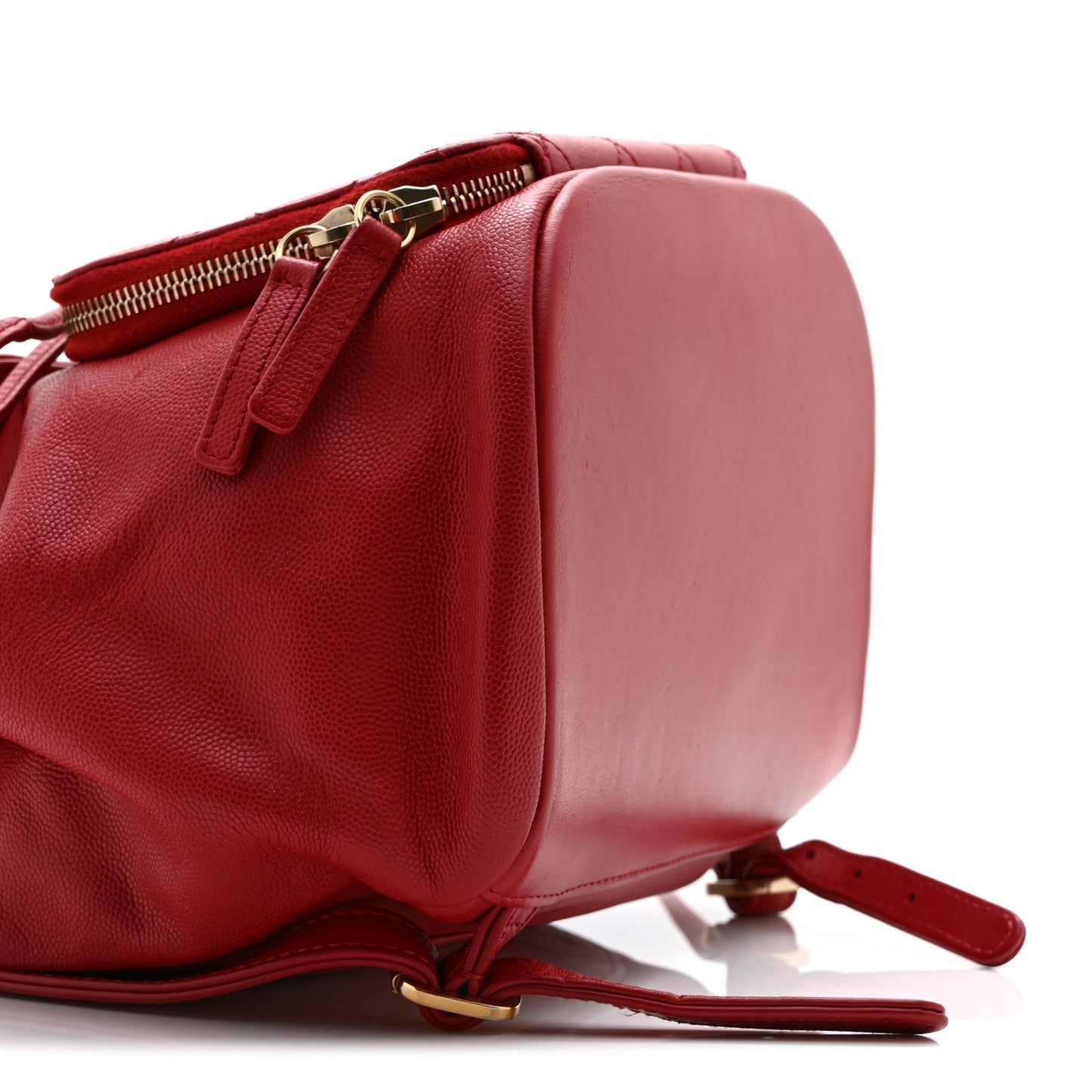 Caviar Quilted Business Affinity Backpack Fuchsia