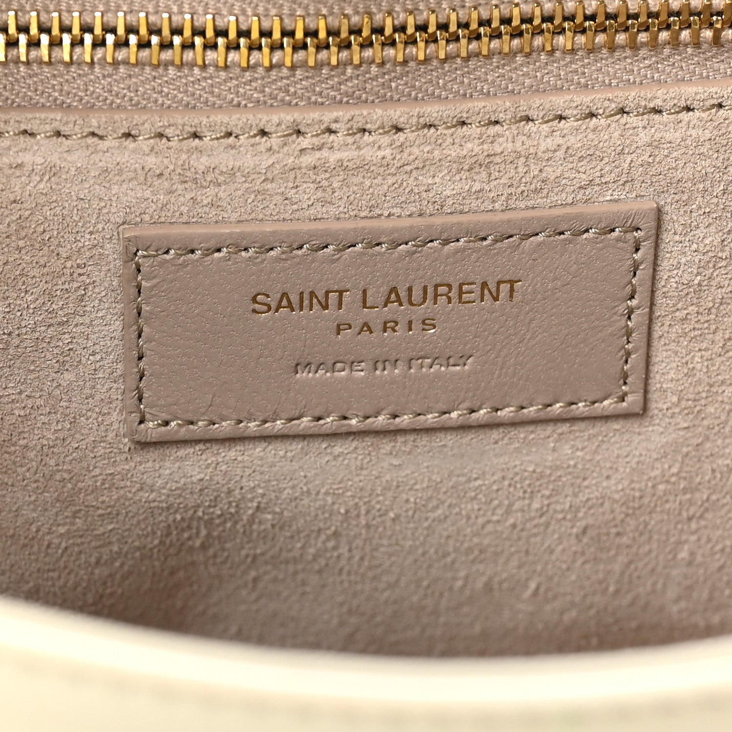 Saint Laurent Smooth Calfskin Le 5 A 7 Hobo Crema Soft 6 of 10