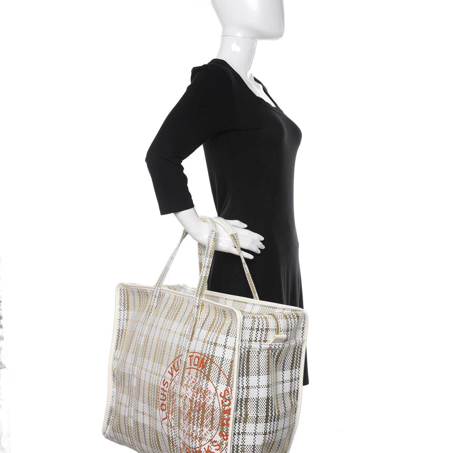 Louis Vuitton Braided Street Shopper GM Gold 2 of 9