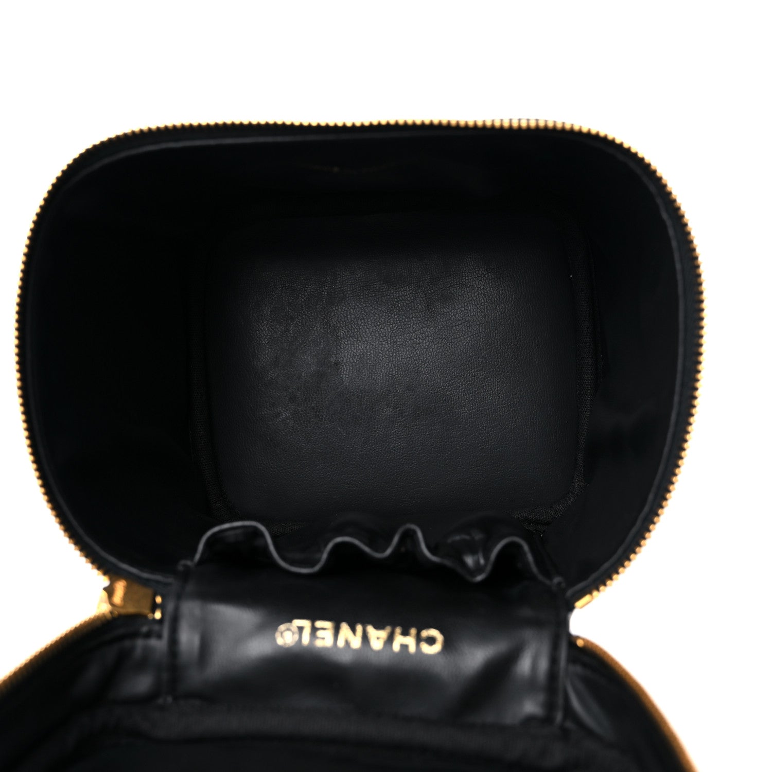 Chanel Caviar Vanity Cosmetic Case Black 5 of 12