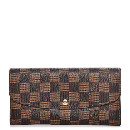 Louis Vuitton Damier Ebene Emilie Wallet 1 of 11
