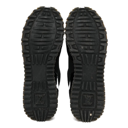 Louis Vuitton Suede Monogram Run Away Sneakers 38 Black 5 of 8