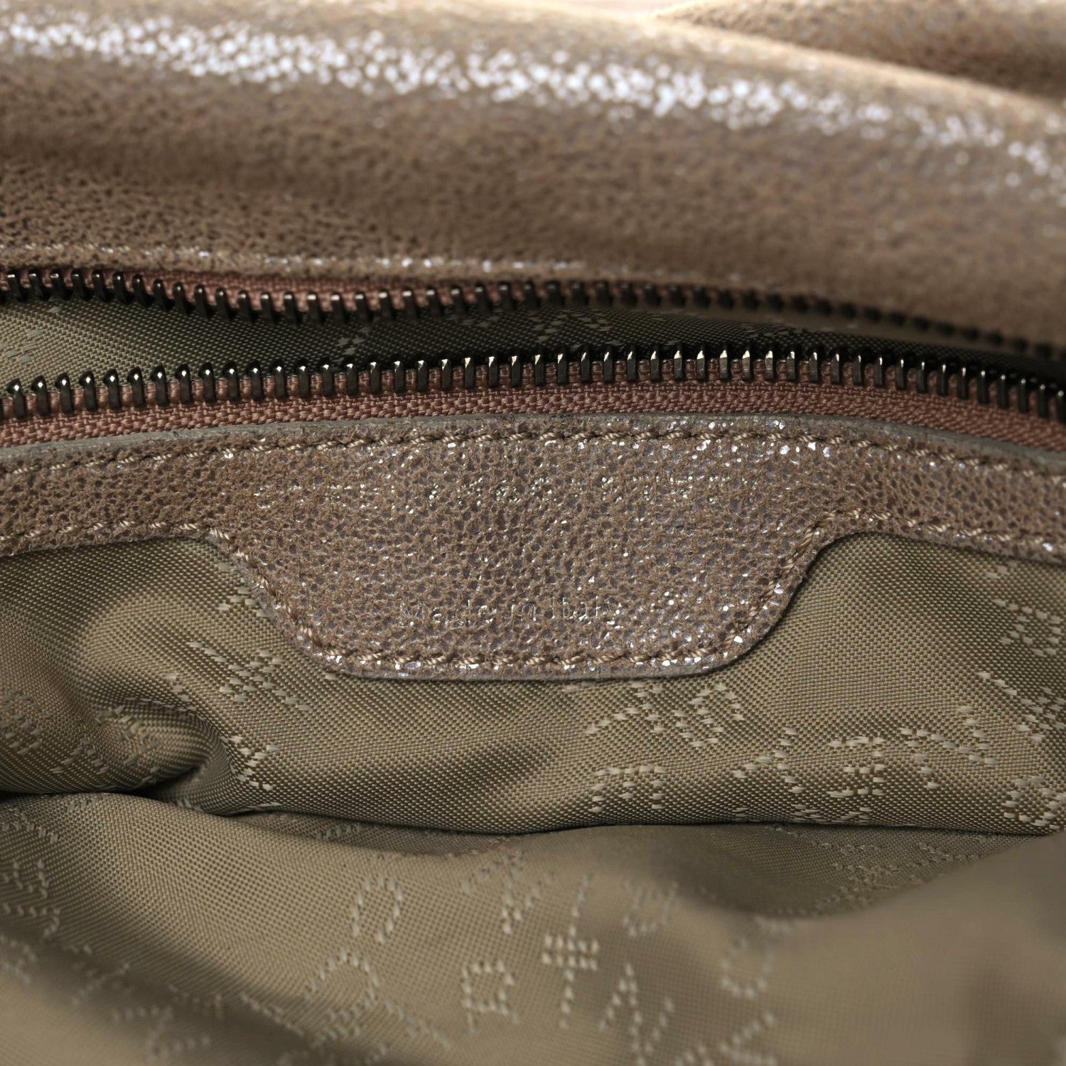 Stella McCartney Shaggy Deer Falabella Fold Over Tote Taupe 8 of 9