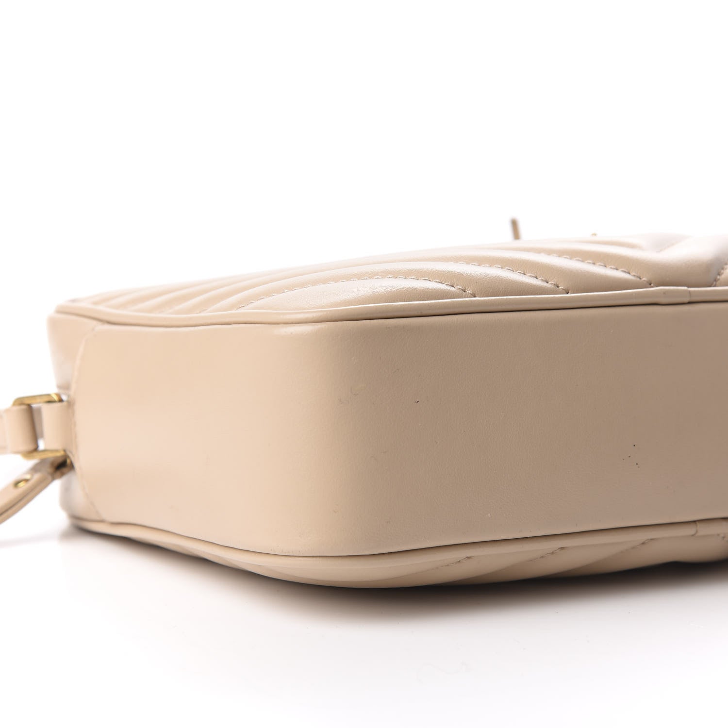Saint Laurent Calfskin Matelasse Monogram Lou Camera Bag Nude Powder 6 of 9