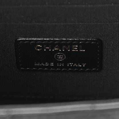 Chanel Lambskin Quilted Mini Trendy CC Chain Wallet Black 6 of 9