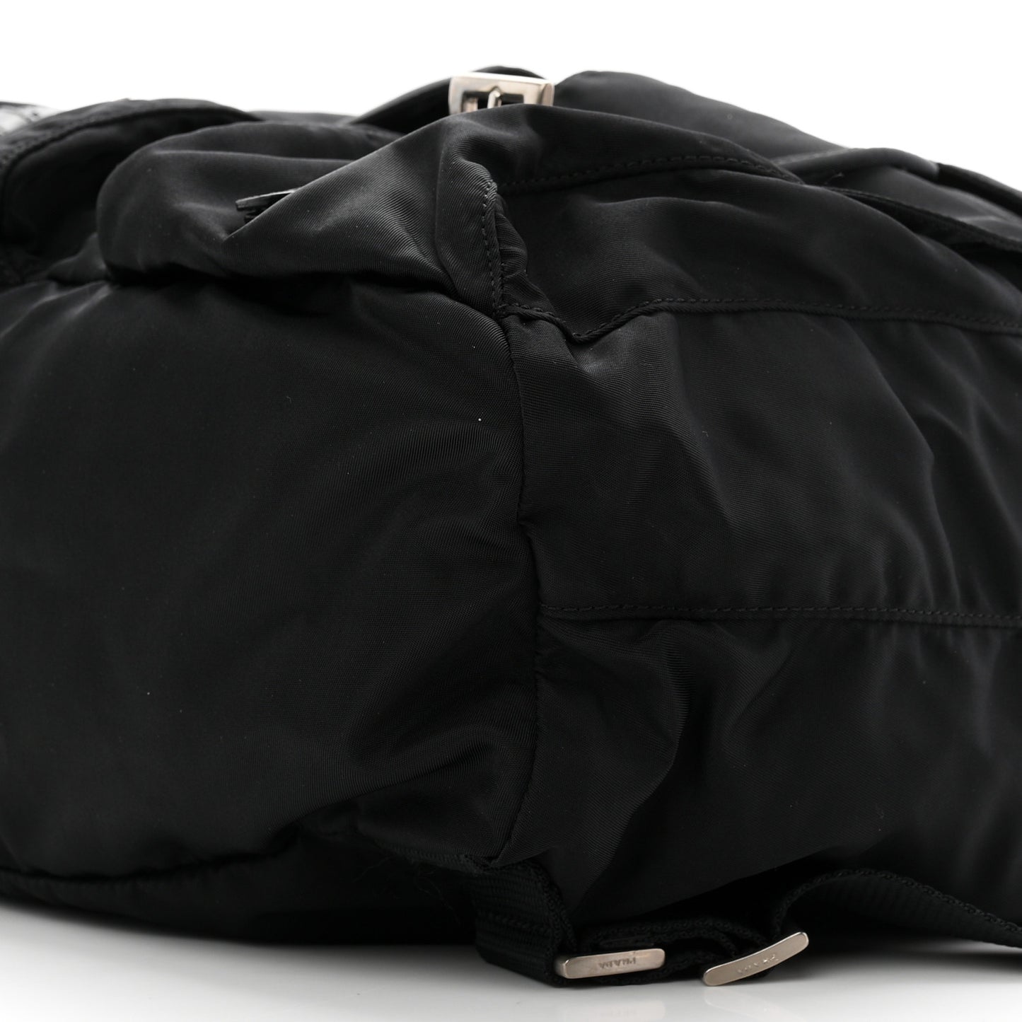 Tessuto Nylon Vela Medium Backpack Black
