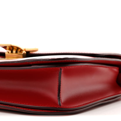 Celine Box Calfskin Medium Classic Box Flap Bag Red 11 of 15