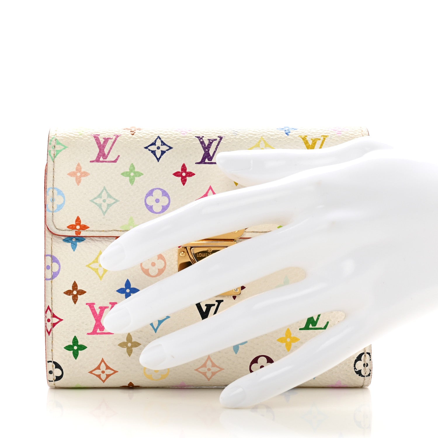 Louis Vuitton Monogram Multicolor Koala Wallet White 2 of 14