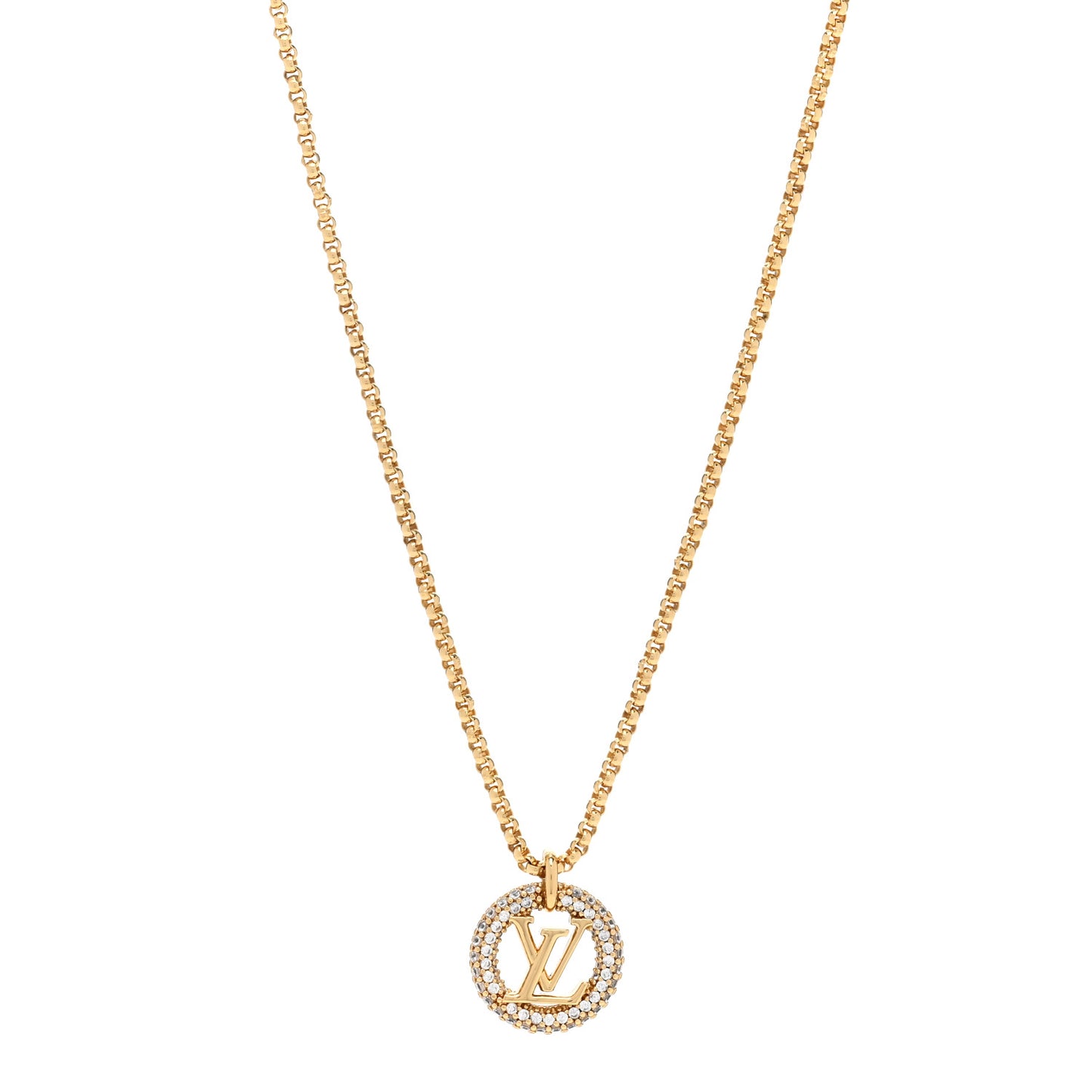 Metal Crystal Louise By Night Necklace