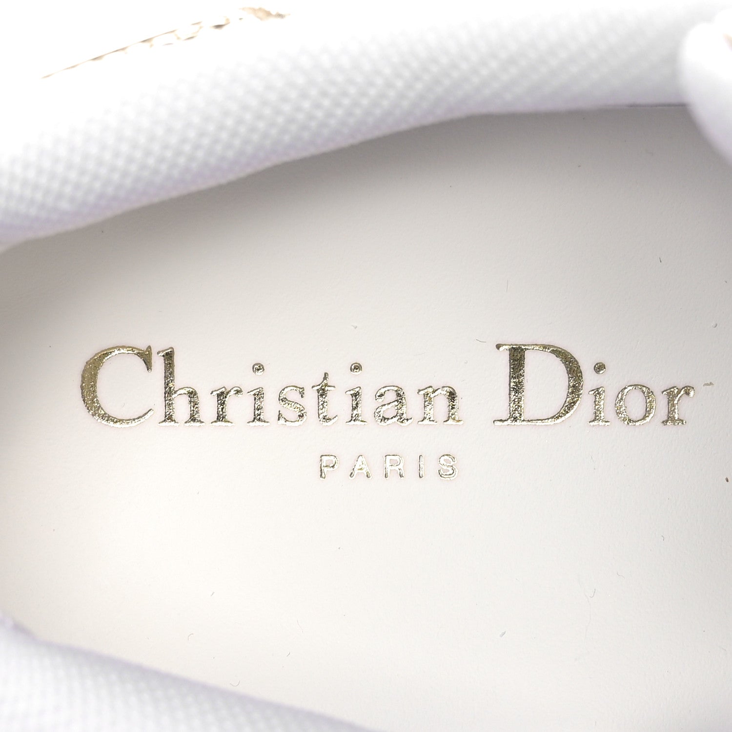 Christian Dior Laminated Calfskin Bi-Color Dior-ID Platform Sneakers 39.5 White Gold 7 of 8