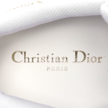 Christian Dior Laminated Calfskin Bi-Color Dior-ID Platform Sneakers 39.5 White Gold 7 of 8