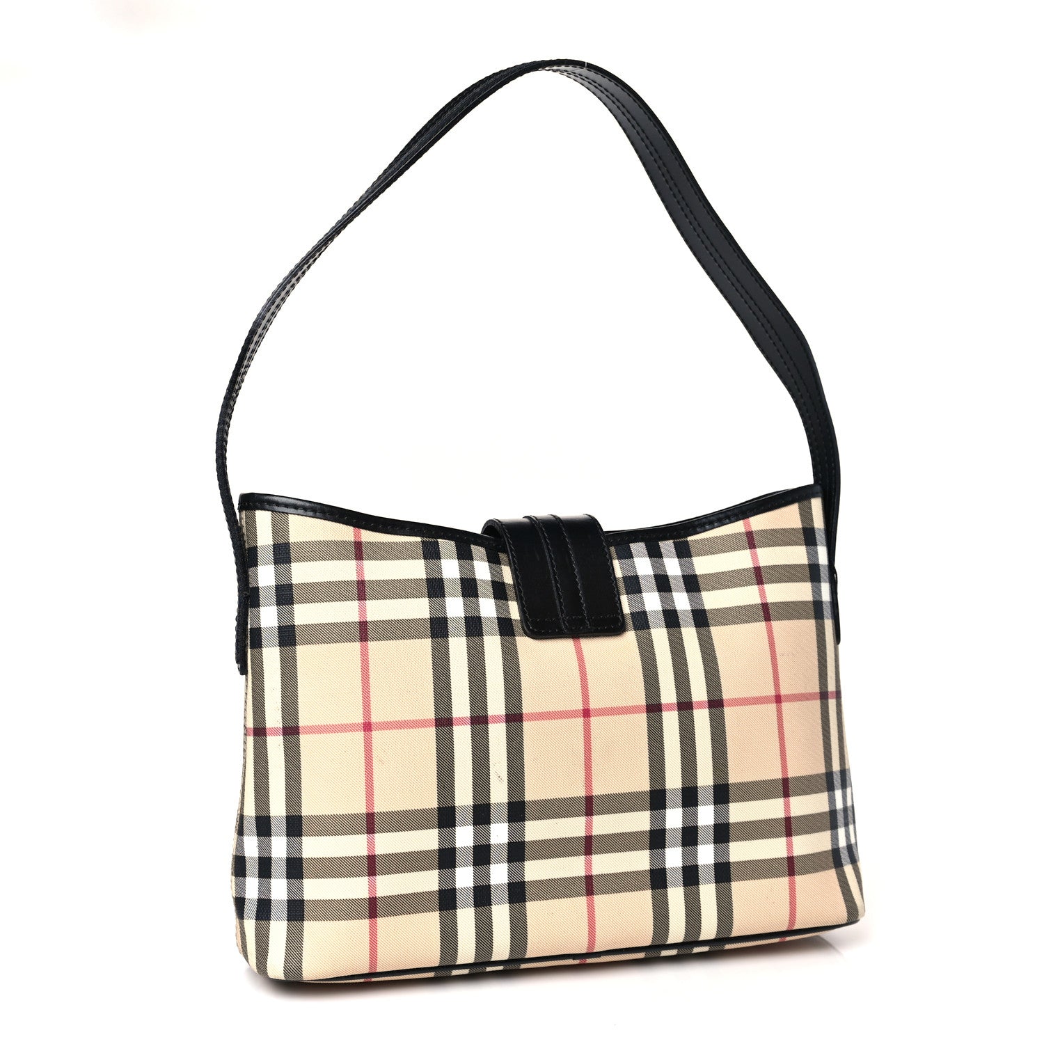 Burberry House Check Buckle Shoulder Black 3 of 9