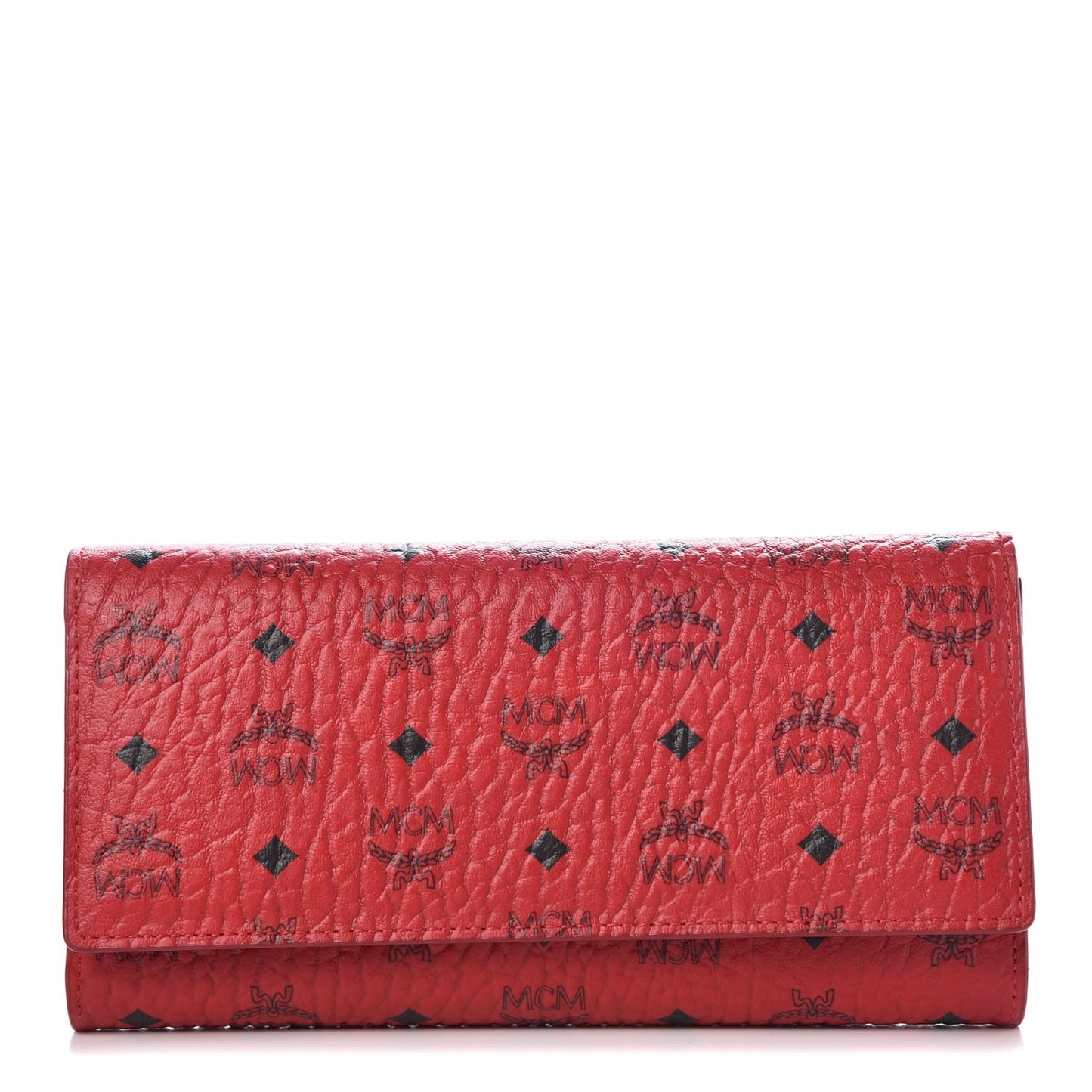 Visetos Continental Flap Wallet Red