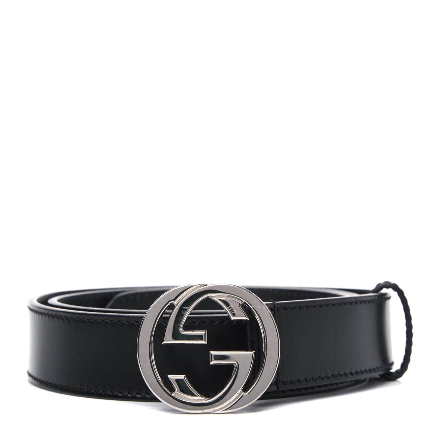 Calfskin Interlocking G Belt 95 38 Black