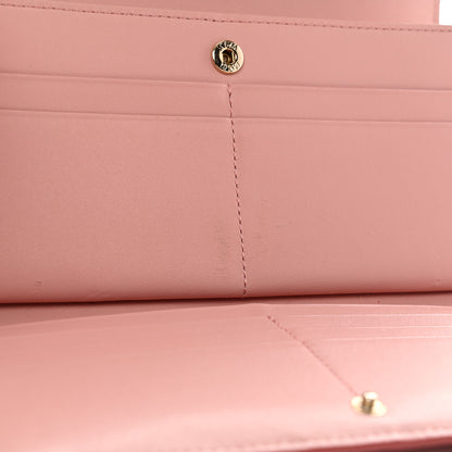 MCM Visetos Continental Flap Wallet Soft Pink 8 of 10