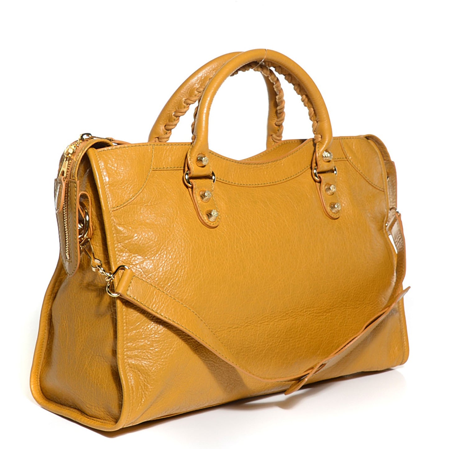 Agneau Giant 12 Gold Hardware City Jaune Moutarde