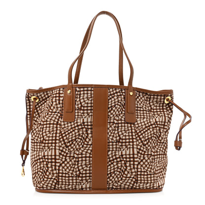 MCM Visetos Medium Liz Reversible Shopper Tote Cognac 4 of 21