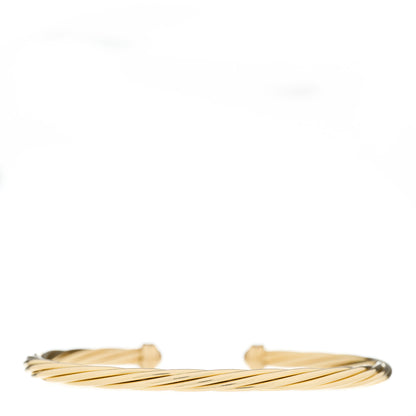 David Yurman 18K Yellow Gold 4mm Helena Bracelet 2 of 4