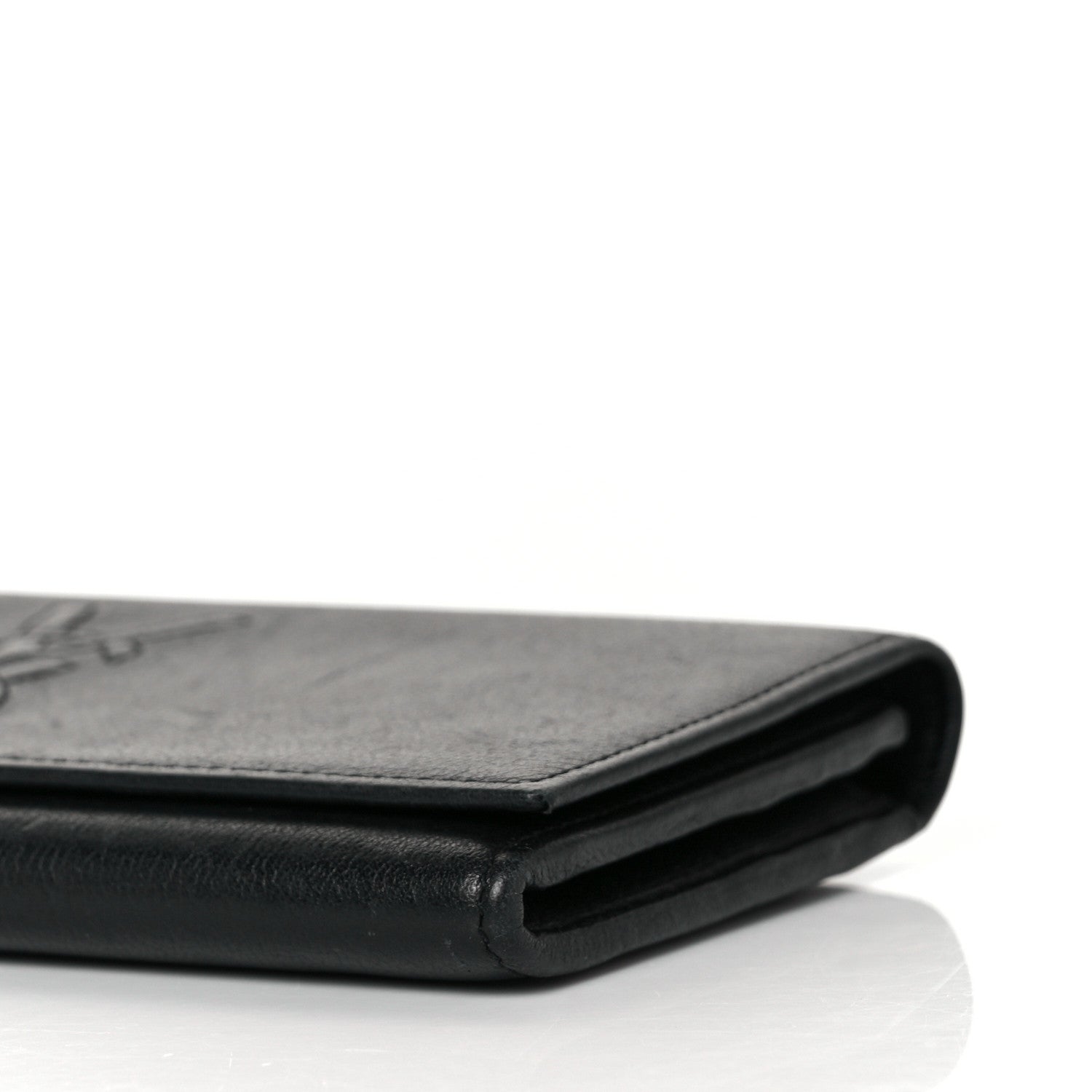 Saint Laurent Chevre Belle De Jour Flap Wallet Black 8 of 9