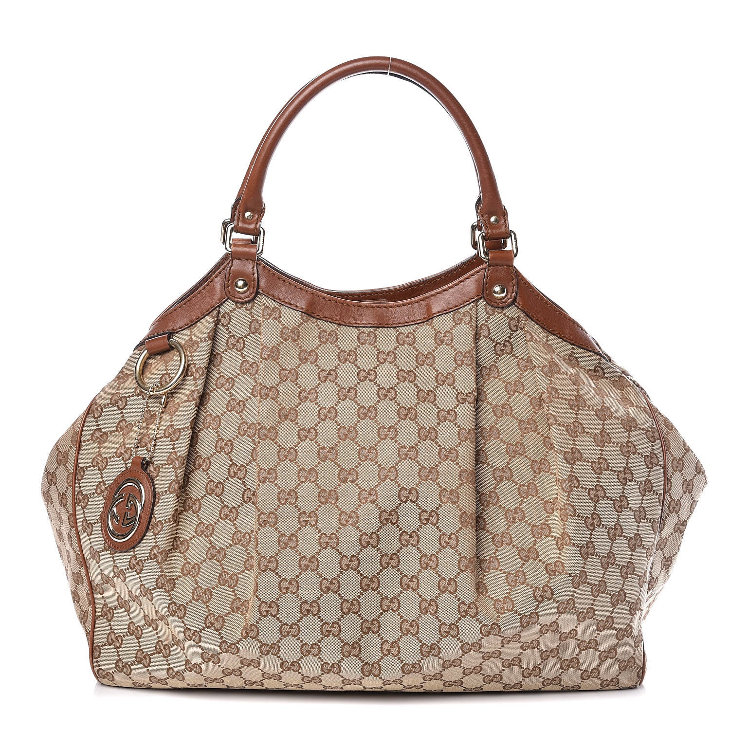 Gucci Monogram Large Sukey Tote Brown 1 of 9