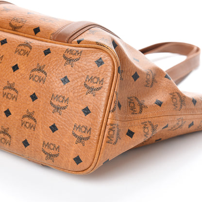 MCM Visetos Shopping Tote Cognac 10 of 10