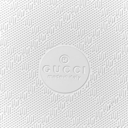 Gucci Nappa Interlocking G Cat Womens Pursuit Slide Sandals 39 Great White 6 of 6
