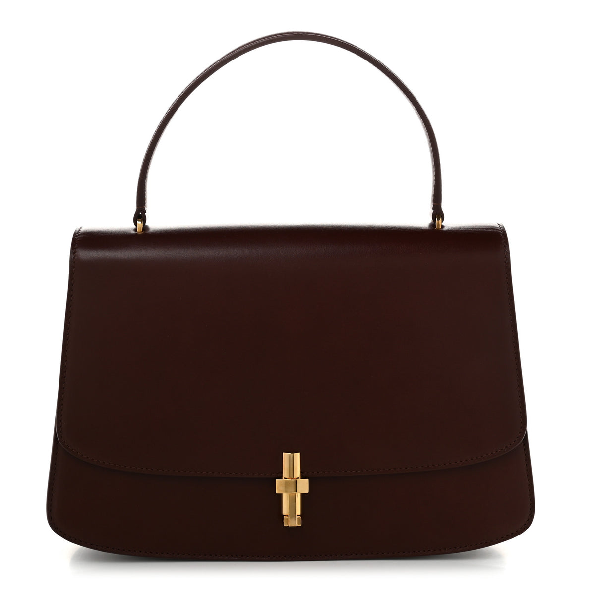 Calfskin Medium The Sofia 11.75 Top Handle Bourbon