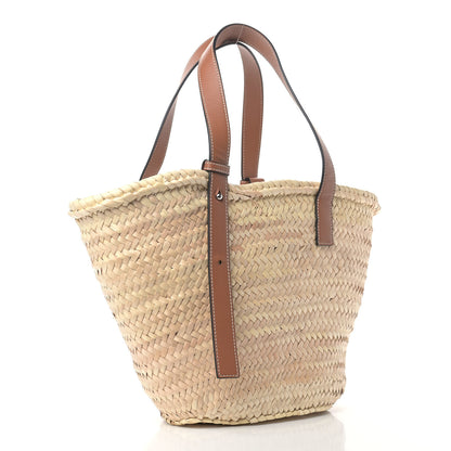 Loewe Raffia Basket Tote Natural Tan 3 of 9