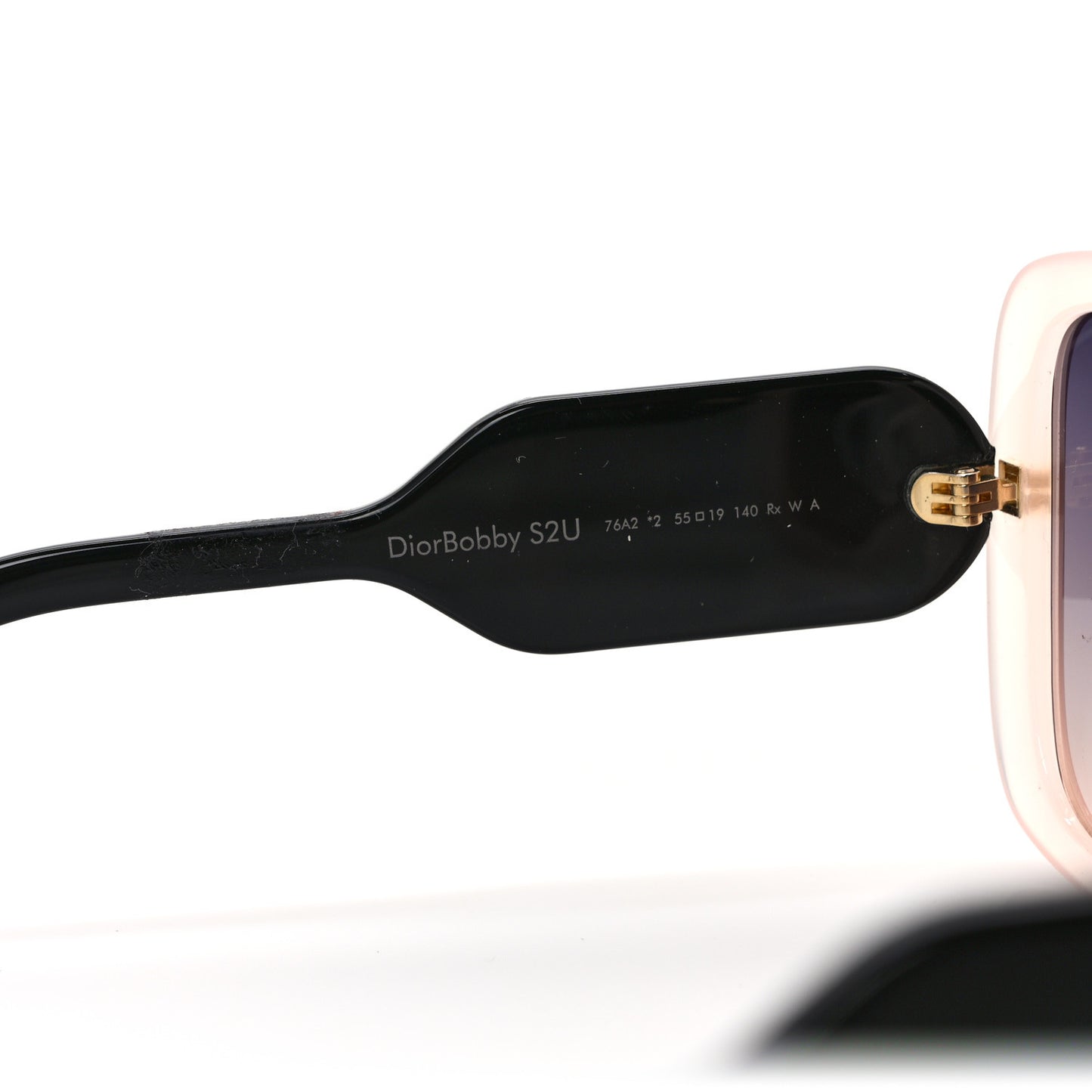 Acetate Diorbobby Sunglasses S2U Pink Black