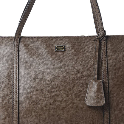 Dolce & Gabbana Dauphine Stampa Shopping Tote Brown 15 of 15