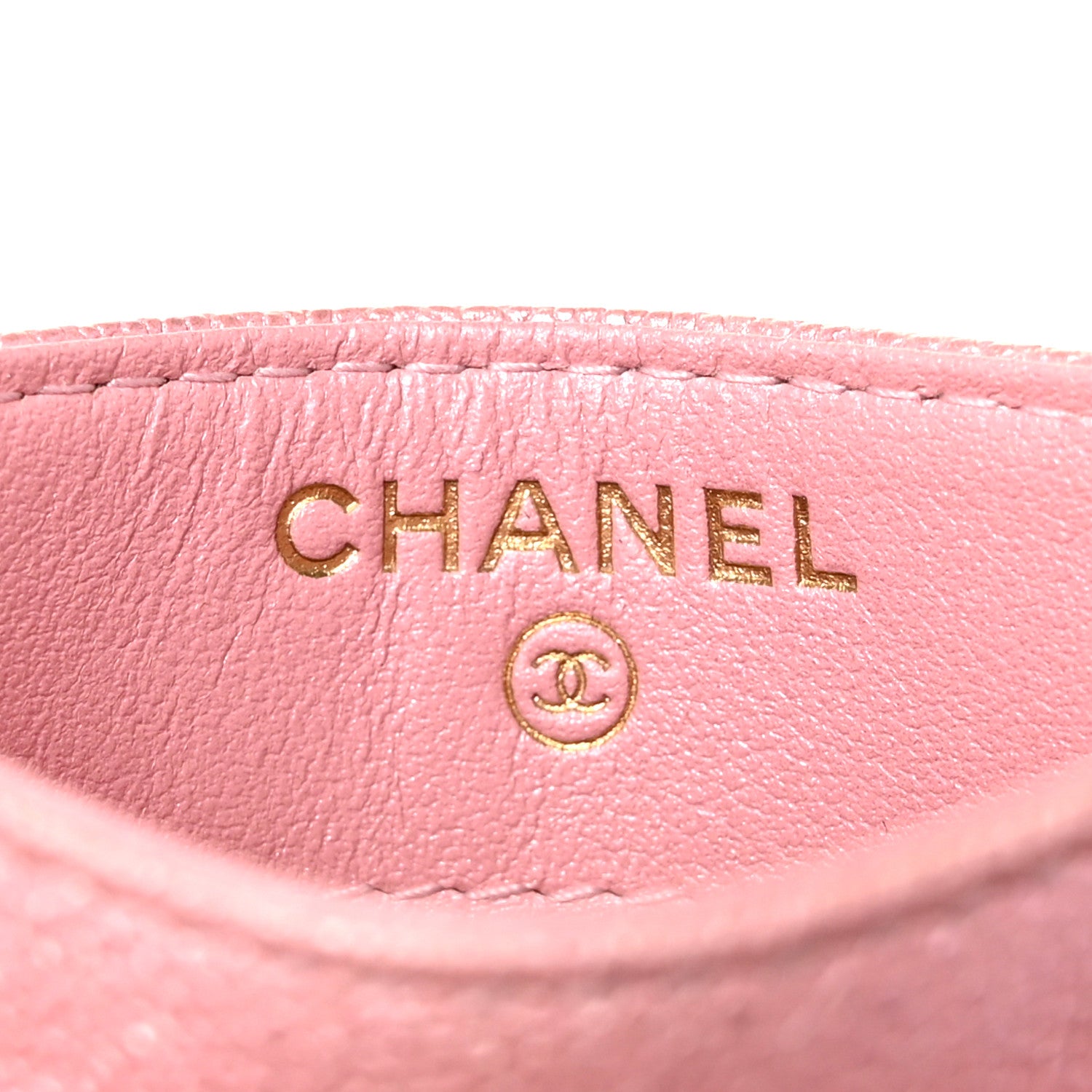 Chanel Iridescent Caviar Quilted Card Holder Rose Pink 6 of 11