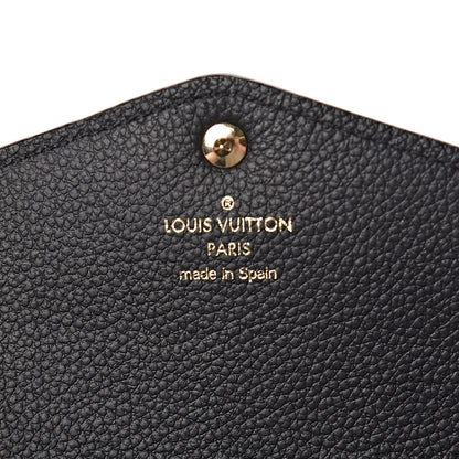 Louis Vuitton Empreinte Sarah Wallet NM Black 6 of 7
