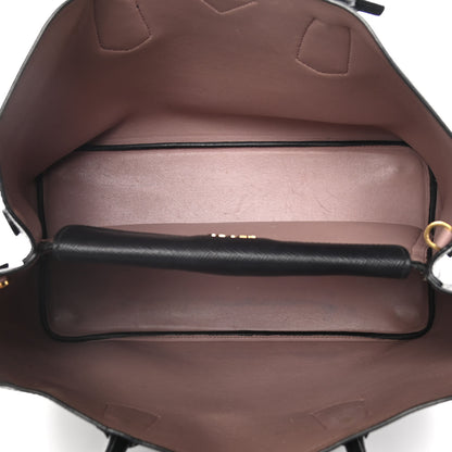 Prada Saffiano Cuir Medium Double Bag Black Mughetto 6 of 21