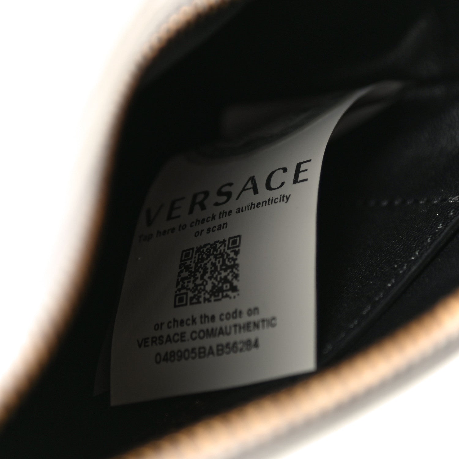 Versace Vitello Virtus Camera Bag White 7 of 12