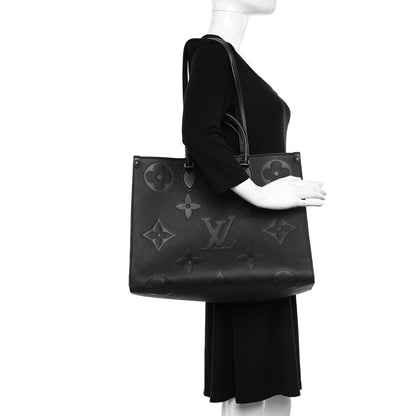 Louis Vuitton Empreinte Monogram Giant Onthego GM Black 2 of 11