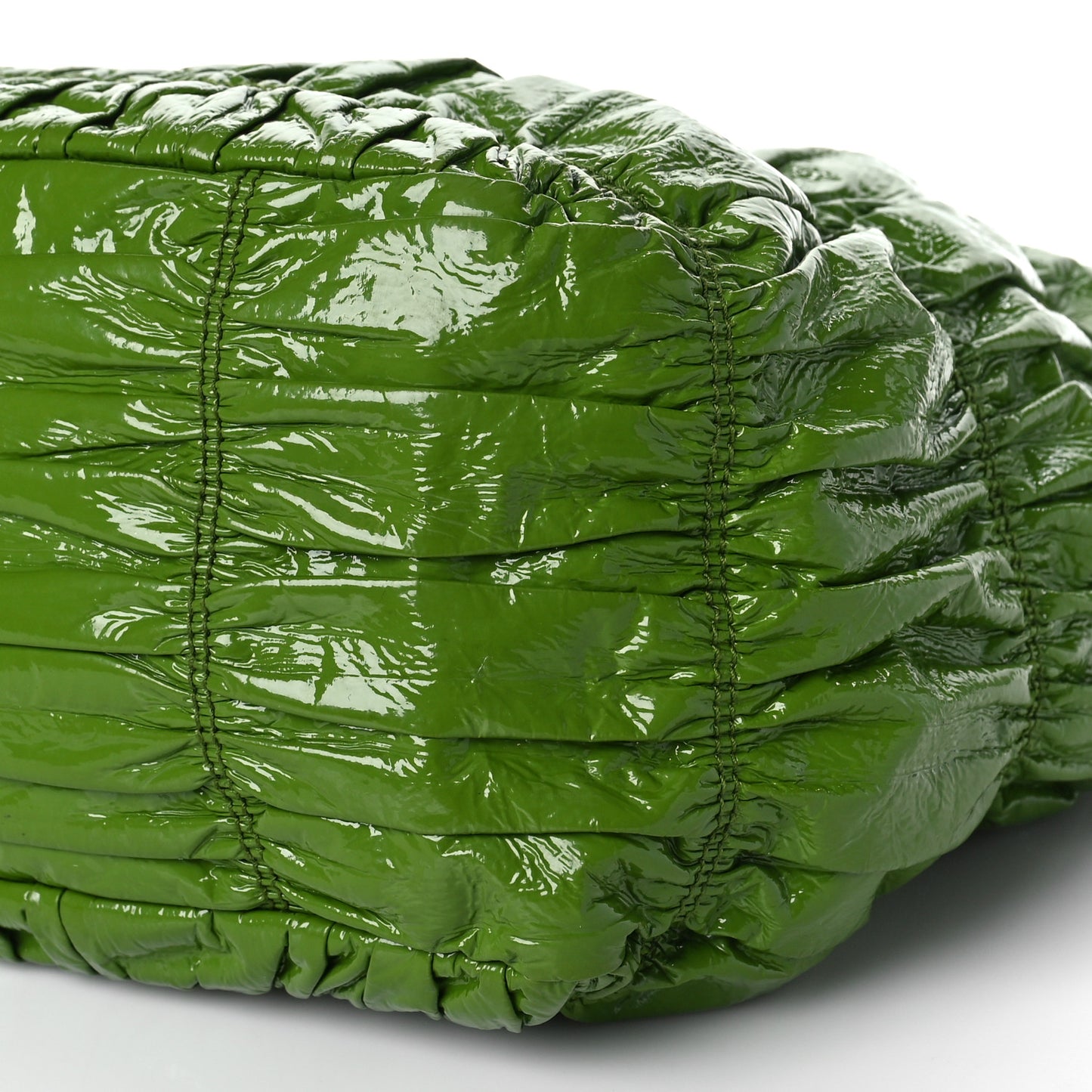 Vernice Gaufre Tote Green