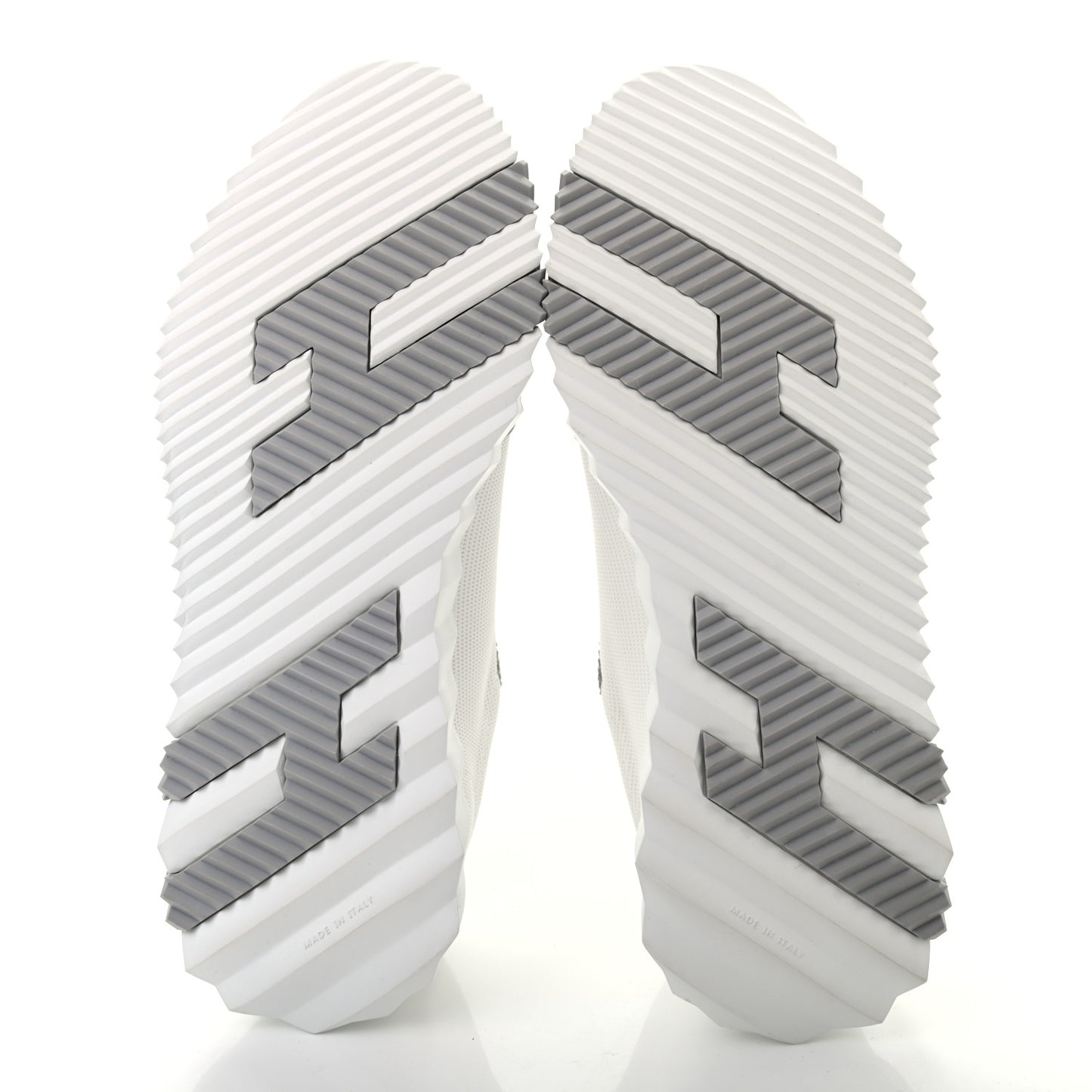 Technical Canvas Suede Bouncing Sneakers 37 White Multicolor