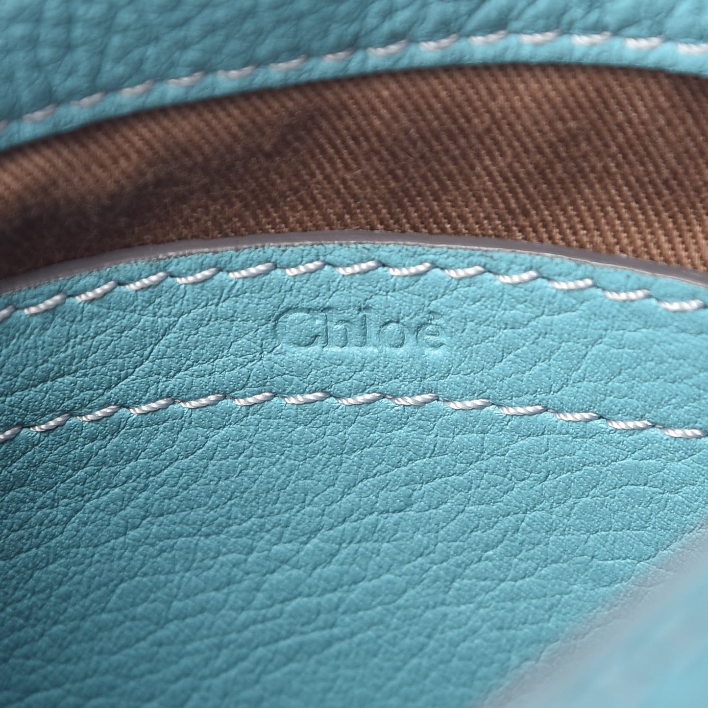 Calfskin Mini Marcie Round Crossbody Bag Blue