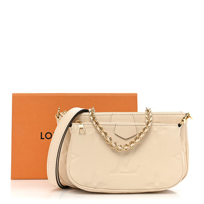 Louis Vuitton Empreinte Monogram Giant Multi Pochette Accessories Cream 12 of 12