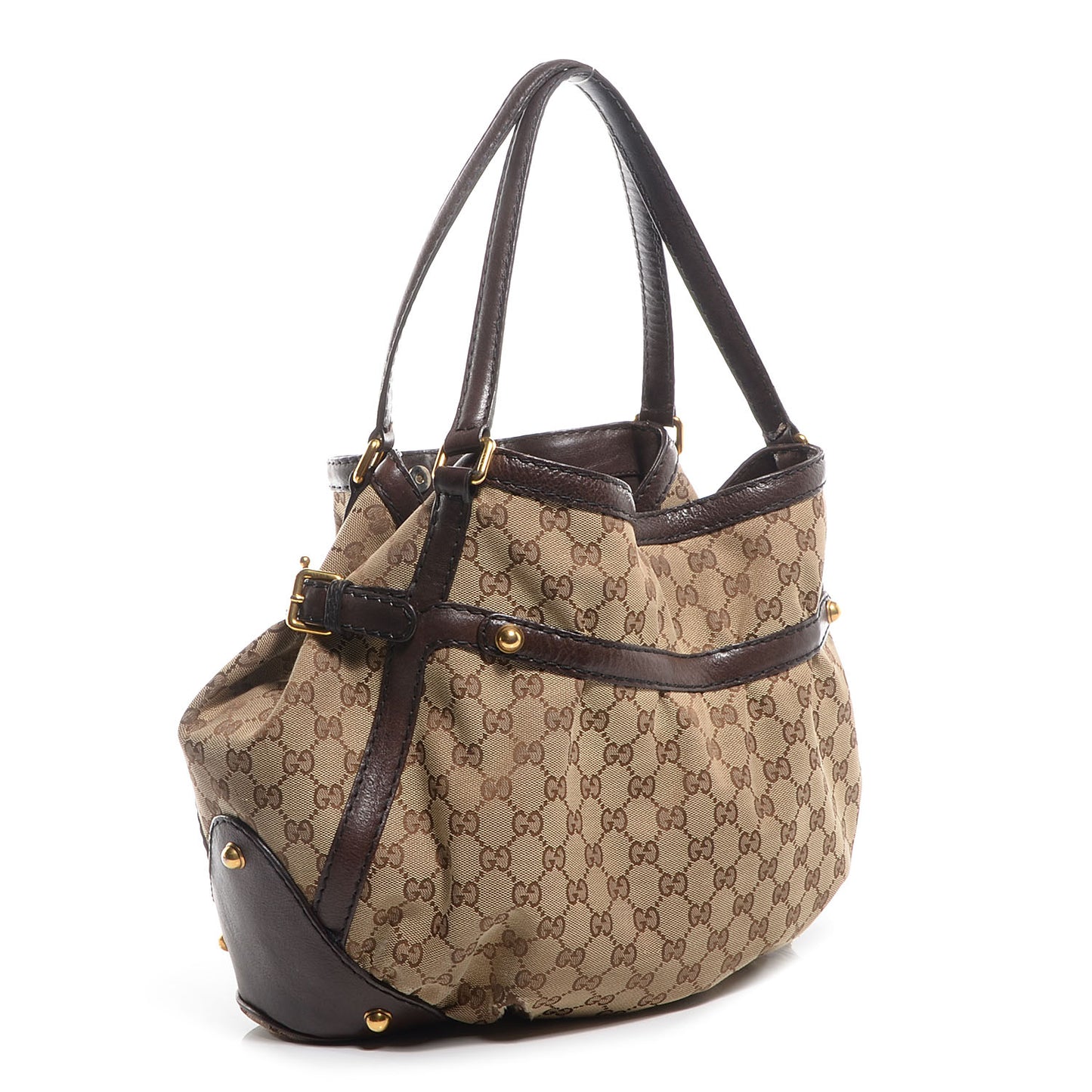 Monogram Medium Jockey Tote Brown