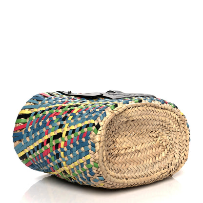 Loewe Raffia Basket Tote Bag Natural Multicolor 4 of 15