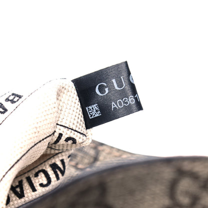 Balenciaga X GUCCI GG Supreme Monogram Neo Classic Silver Hardware City Beige Ebony 8 of 11