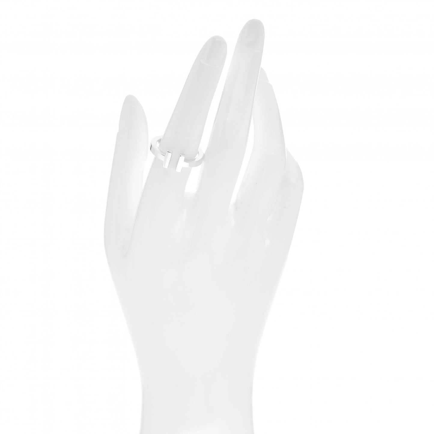 Sterling Silver T Square Ring 54 7