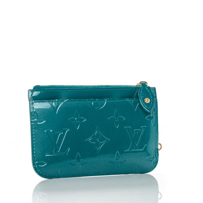 Louis Vuitton Vernis Key Pouch Blue Galactic 3 of 6