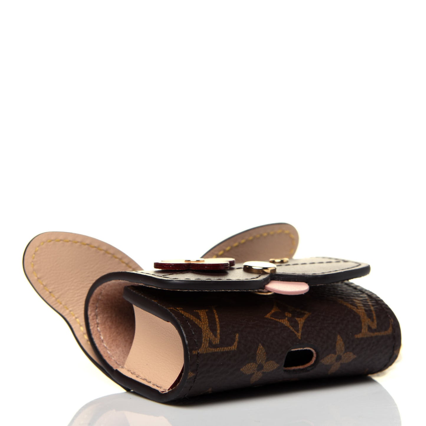 Monogram Dog Earpods Case Marron