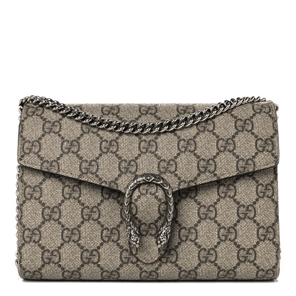 Gucci GG Supreme Monogram Mini Dionysus Chain Wallet Beige Taupe 1 of 17