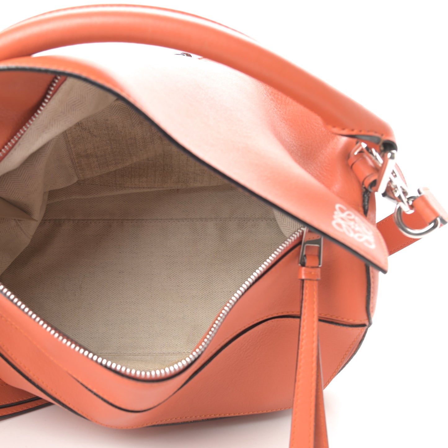 Calfskin Medium Puzzle Bag Coral