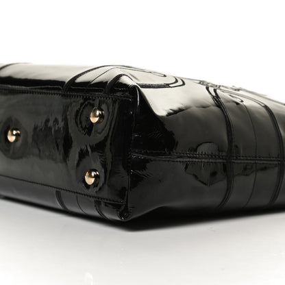 Versace Patent Medusa Tote Black 9 of 12