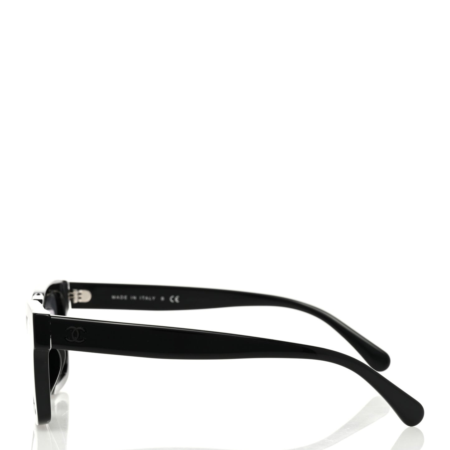 Acetate Polarized Square Sunglasses 5417 Black