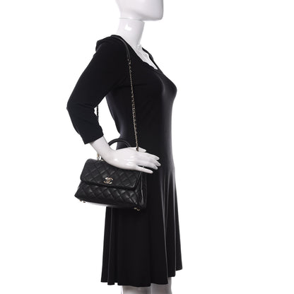 Chanel Caviar Quilted Mini Coco Handle Flap Black 2 of 11